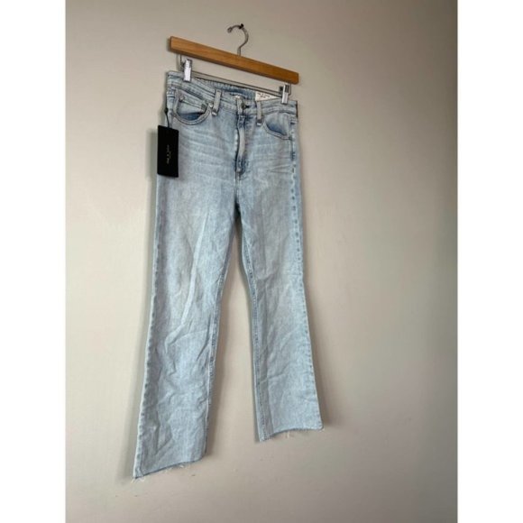 Rag & Bone Nina High Rise Ankle Flare Denim Jeans Jade Women's Size: 27 NWT - Picture 3 of 9